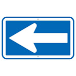 道路標識 一方通行 350×600 (133240)