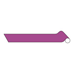 配管識別アルミテープ 赤紫 サイズ: (小) 50mm幅×2m巻 (187509)