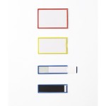 イージーケース(ハードマグネットタイプ) 10枚1組 61×92×3mm(本体) 枠カラー:黄 (305111)
