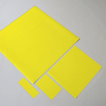 蛍光反射マグネットシート 蛍光イエロー サイズ:200×300×0.75mm (311002)