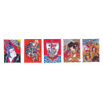 【2024年商品】印刷凧〈大〉5枚セット (No.005163)