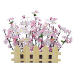 【2025年春商品】桜垣根アレンジ (No177-12_01)