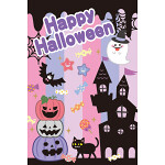 【2024年秋商品】ハーフタペストリーゆめかわハロウィン(No175-0605)
