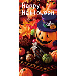【2024年秋商品】タペストリー(防炎)スィートハロウィン(No175-0509)
