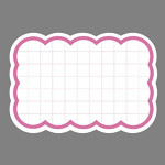 抜型カード 16-4490 ピンク