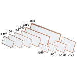 アクリルL型カード立 L150