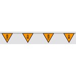 三角旗 (10連) 高電圧 危険 (372-72)