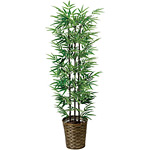光触媒 人工観葉植物 造花 黒竹 1.35(幹:天然黒竹) (高さ135cm)