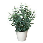 光触媒 人工観葉植物 造花 ユーカリ (高さ42cm)
