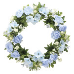 光触媒 人工観葉植物 造花 ロ―ズリ―スBL (高さ28cm)