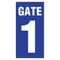 ゲート表示板　タテ　ＧＡＴＥ 1 (305-30A)