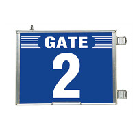 突出し式ゲート標識 GATE2 (305-82)