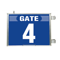 突出し式ゲート標識 GATE4 (305-84)