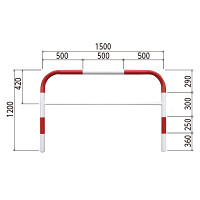 カーストッパー 赤・白 W1500 (835-302)