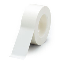 クリーンルーム用防じんラインテープ (強粘着・セパ無) 幅50mm×50m巻 カラー:白 (864-18A)