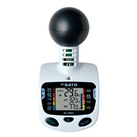 黒球型携帯熱中症計SK-180GT (HO-295)
