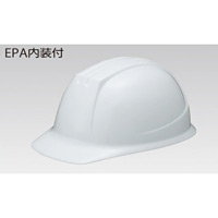 ヘルメット前ひさし型 PC樹脂製(ポリカーボネート) (飛・墜・電) カラー:ブルー (377-20BL)