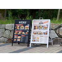 スライドAサイン ブラック W450×600 (※面板なし) (61743-01)