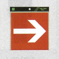表示プレートH ピクトサイン ステッカー 表示:矢印 (ES1620-9)