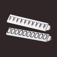 ニュープライスキューブ補充用単品 M用 (白/黒文字)1袋20粒入 種別:0 (07106BK0)