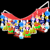 メリークリスマスプリーツハンガー (No.164-2501)