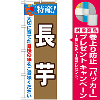 のぼり旗 特産!長芋 (21508) [プレゼント付]