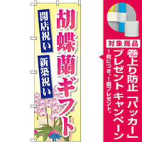 のぼり旗 胡蝶蘭ギフト (GNB-2528) [プレゼント付]