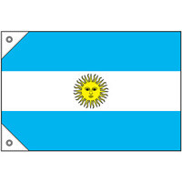 販促用国旗 アルゼンチン サイズ:ミニ (23733)