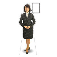 等身大パネル 女性制服(上着着用) モデル野原奈々 ポーズ:正面 (62363)