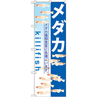 のぼり旗 メダカ killifish (GNB-571)