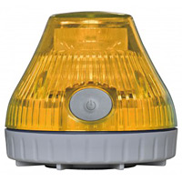 携帯型LED回転灯 ニコPOT カラー:黄 (VL08B-003DY)