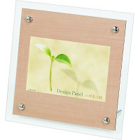 フォトスタンド P701 卓上 壁掛け ナチュラル 22×22 (P701-NA-22x22)
