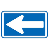 道路標識 一方通行 350×600 (133240)