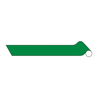 配管識別反射テープ 反射緑 サイズ: (大) 150mm幅×2m巻 (185305)