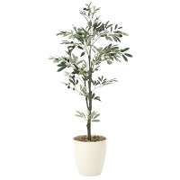 【送料無料】オリーブツリー1.3 (人工観葉植物) 高さ130cm 光触媒機能付 (909A200)