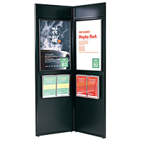 展示パネルシステム PRP-828 (ラック:グレー色) 屋内用