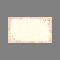17-5451 ショーカード 名刺 和風 花