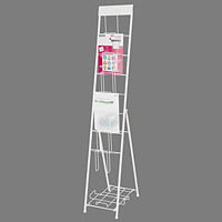 スマートカタログスタンド 列数(色):1列 ホワイト (55615WHT)