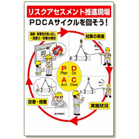 リスクアセスメントPDCA標識 (320-41)