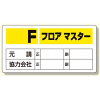 フロアマスター標識 Fフロアマスター (348-51)