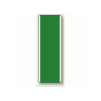 緑無地 短冊型標識 (タテ) 360×120 (811-38)
