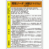 苛性ソーダ 特定化学物質標識 600×450 (815-12A)