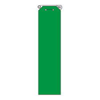 ビニール製リボン 緑無地 10枚1組 (850-23)