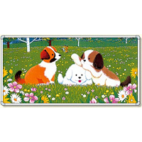 イラストパネル 三匹の犬 870×1740mm (902-83)