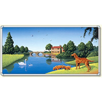 イラストパネル1 湖岸の犬 1740×3480mm (903-81A)