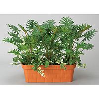 【送料無料】スプリットプランター (人工観葉植物) 高さ45cm 光触媒 (217A100)