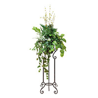 【送料無料】ミックスグリーンスタンド Mサイズ (人工観葉植物) 高さ145cm 光触媒 (503A430)