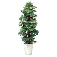 光触媒 人工観葉植物 造花 スプリット1.35 (高さ135cm)