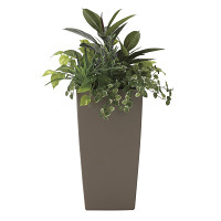 【送料無料】アート植栽L (人工観葉植物) 高さ90cm 光触媒 (600E380)