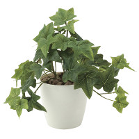 光触媒 人工観葉植物 造花 フレッシュアイビーS (高さ25cm)